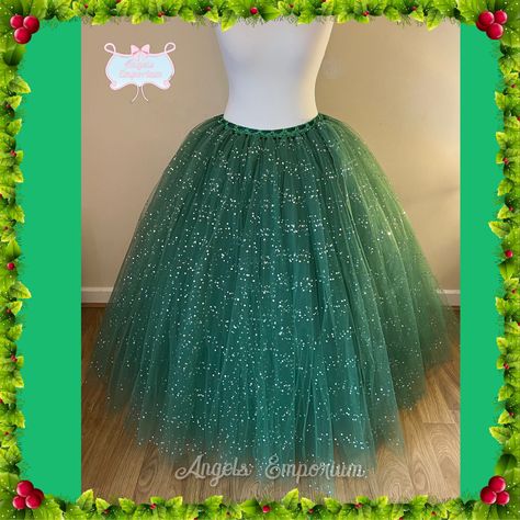 Martha May Whovier the Grinch Inspired Ladies Full Length Tulle Tutu Skirt Hunter Green Handmade Christmas Costume Halloween Dress Up - Etsy Canada Martha May Whovier, Halloween Shot Ideas, Martha May, Bracelet Crochet, Shot Ideas, Tulle Tutu Skirt, Christmas Costume, Tulle Tutu, Holiday Outfit