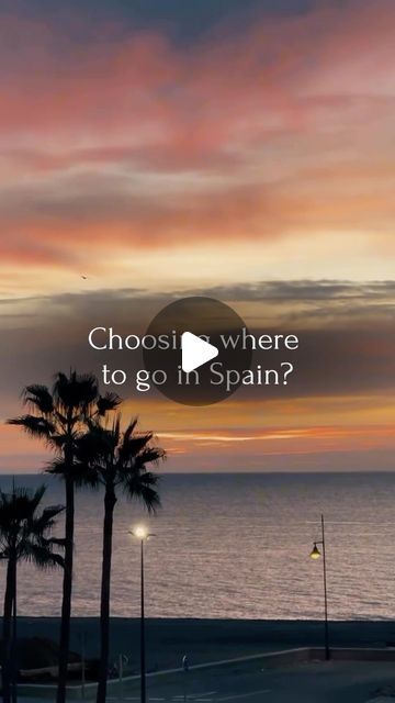 Spain Quotes With Translation, Spain Quote, Cities In Spain, Spain Sunset Aesthetic, Sunset Spain, Madrid Barcelona, Spain Travel Guide, Spain Travel, International Travel