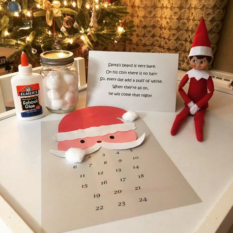 Elf Return Ideas With Advent Calendar, Kids Elf On The Shelf Ideas, Elf Candy Cane Hunt, Elf On The Shelf Calendar Of Ideas, What To Do When Your Kid Touches The Elf, Elf On The Shelf Calendar, Calender Ideas, Elf 2024, Elf On The Shelf Kinder Egg