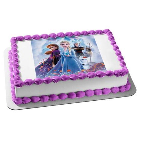 Elsa Birthday Cake, Frozen Birthday Party Cake, Pastel Frozen, Photo Cake Topper, Frozen 2 Elsa, Cookie Images, Elsa Birthday, Magic Cake, Frozen Theme