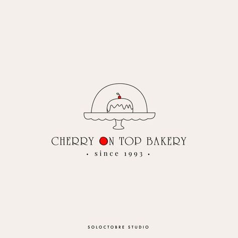 Portfolio Aesthetic, Contemporary Branding, Logo Design Coffee, Classy Logos, Baking Logo Design, Vintage Bakery, Cake Branding, Author Branding, Bakery Branding