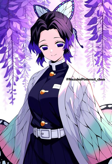 💜💉🦋Do not repost please!🦋💉💜 Shinobu Makeup, Demon Slayer Fanart Shinobu, Kocho Shinobu, Kochou Shinobu, Good Anime Series, Shinobu Kocho, Anime Wallpaper Phone, Anime Tattoos, Anime Sketch