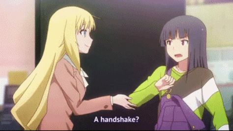 For The Plot, Hand Shake, Shaking Hands, Anime Hands, Fan Service, Yuri Anime, I Watch, Watch It, Anime Ships