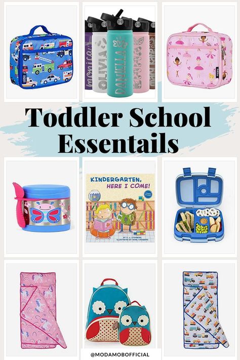 products for kids just starting school Kindergarten Essentials, School Must Haves, Toddler School, Starting School, School Readiness, School Essentials, Two Year Olds, First Day Of School, First Day