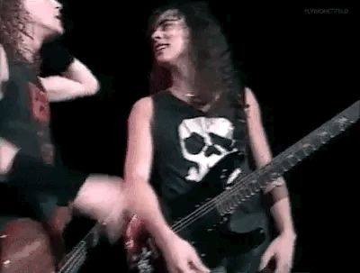 Kirk Hammett 80s Gif, Kirk Hammett And Jason Newsted, Kirk Hammett 2000s, Kirk Hammett Gif, Lani Hammett, 2000s Gif, Jason Gif, Jason Metallica, Kirk Hammet