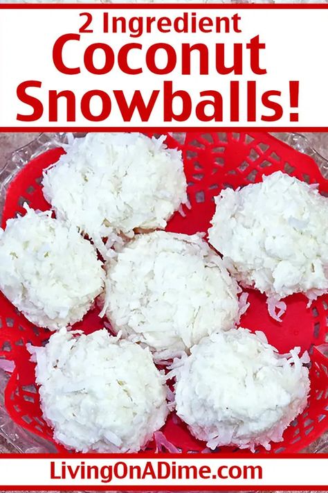 Snowball Candy, Candies Recipes, Easy Christmas Candy, Christmas Candy Easy, Easy Christmas Candy Recipes, Jul Mad, Easy Candy Recipes, Coconut Snowballs, Christmas Candies