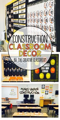 Construction Classroom, Construction Theme Classroom, Construction Theme Preschool, Under Construction Theme, Survival Kit For Teachers, Elementary Classroom Decor, Classroom Transformation, Class Theme, Construction Zone