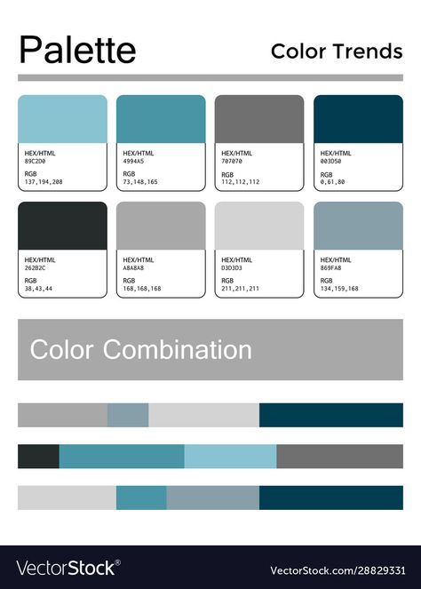 Color Palette For Excel, Excel Color Palette Codes, Excel Color Palette, Good Color Combinations, Portfolio Inspiration, Design Web, Trendy Colors, Brand Colors, Business Names