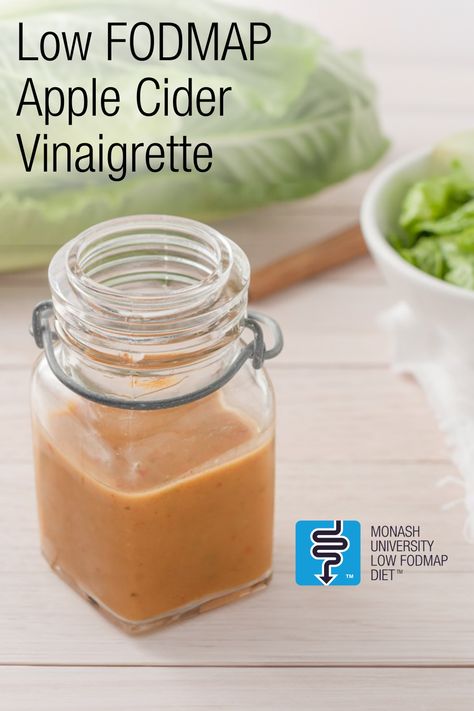 🍏✨ Elevate your salads with our Low FODMAP Apple Cider Vinaigrette!   This light and tangy dressing is perfect for those with IBS, adding a burst of flavour without the discomfort. Drizzle it over your favourite salads and enjoy a tasty, IBS-friendly meal 🥗 Low Fodmap Vinaigrette, Fodmap Salad Dressing, Monash Fodmap, Low Fodmap Vegetables, Fodmap Food, Apple Cider Vinaigrette, Fodmap Foods, Cider Vinaigrette, Ibs Recipes