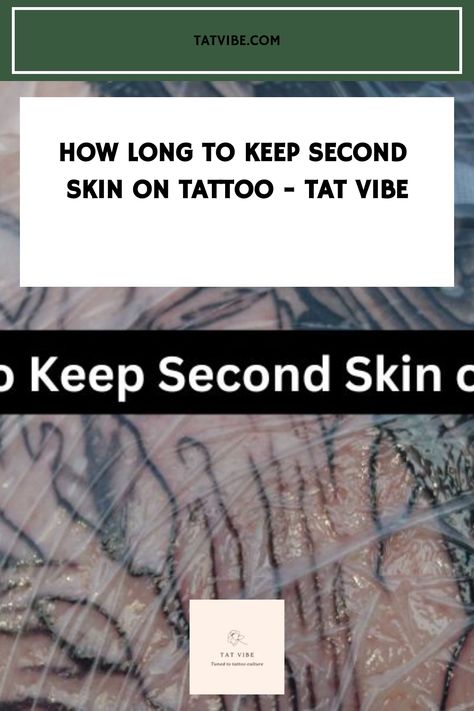 After getting a new tattoo, keeping the second skin on for 3 to 6 days is essential. This initial period is crucial for healing. The second skin acts as a Second Skin Tattoo Healing, Tattoo Aftercare Tips, Tattoo Healing, Tattoo Over Scar, On Tattoo, Skin Tattoo, History Tattoos, Healing Tattoo, Tattoo Care