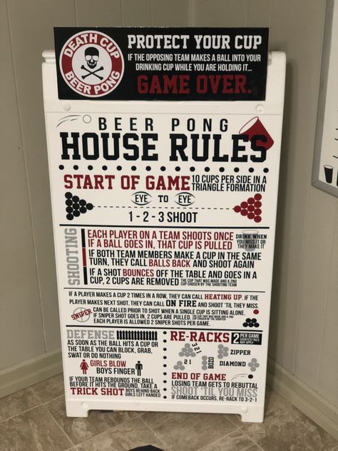 Beer Pong Rules, Pong Game, Beer Pong, Pong Table, House Rules, Game Time, Backyard Fun, Holidays And Events, A Team