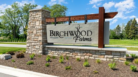 Neighborhood Signage, Farm Signs Entrance, Neighborhood Entrance, Neighborhood Ideas, Landscaping Entrance, Subdivision Entrance, Monument Signage, Neighborhood Signs, Entrance Signs