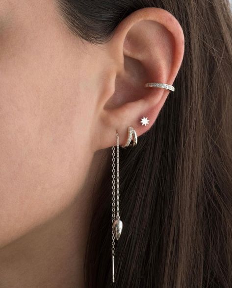 Conch Piercing, Conch, Ear Cuff, Piercings, Cuff