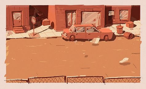 Beat 'em up background by Slava Volkov, via Behance Pixel City, Up Background, Indie Game Art, Beat Em Up, Game Environment, Game Background, Environment Design, Up Game, Indie Games