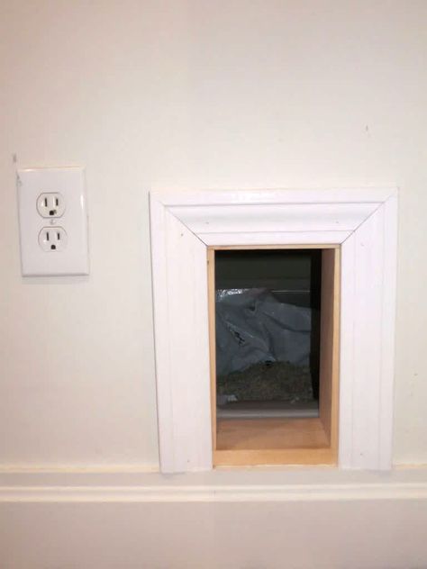 Litter Box 4 Hidden Cat Door In Wall, Cat Door In Wall To Outside, Interior Cat Door In Wall, Cat Hole In Wall, Diy Cat Door In Wall, Diy Dog Door In Wall, Cat Door In Wall, Diy Interior Cat Door, Cat Door Wall