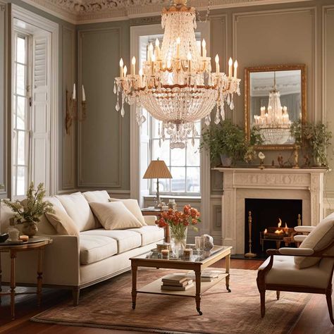 4+ Furniture Pieces to Elevate Your Modern Victorian Living Room • 333+ Images • [ArtFacade] Light Victorian Living Room, Modern Victorian Living Room, Victorian Sofa, Victorian Living Room, Victorian Aesthetic, Statement Chandeliers, Ornate Mirror, Modern Victorian, Lifestyle Ideas