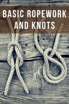 Basic Ropework and Knots - Are you a Knothead? Knowing how to tie various knots is a skill that will be critical when SHTF. How to Make Knots | Survival | Ropework & Knots Tutorial Survival Bow, Prepping Ideas, Survival Knots, Knots Guide, Bow String, Nautical Knots, Knots Diy, Knots Tutorial, Rope Knots