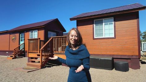 3 Tiny Houses Connected, 2 Tiny Houses Connected, Connected Tiny Houses, Two Tiny Houses Connected, Tiny Houses Connected, Tiny House Porch, Bush Cabin, Tumbleweed Tiny Homes, Tiny House Blog