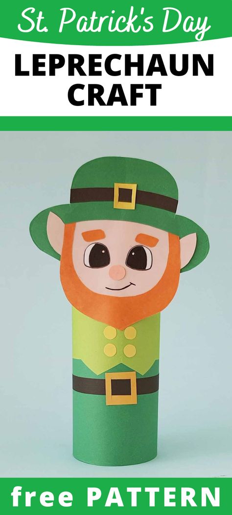 Looking for a super cute St. Patrick’s Day craft for kids? This fun Toilet Paper Roll Leprechaun Craft is a great choice to celebrate the Luck of the Irish! Fun Toilet, Leprechaun Craft, Shamrock Craft, Youth Programs, Rainbow Crafts, Craft For Kids, Luck Of The Irish, Toilet Paper Roll, Kid Crafts