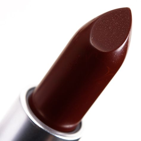 MAC Digging It Lipstick ($17.00 for 0.10 oz.) is a rich, mahogany brown with warm, reddish undertones and a satin finish. It had mostly opaque color coverage that went on evenly and smoothly. The texture was lightly creamy so it didn't tug on my lips when I applied the color directly from the tube, but the consistency sat well on the lips and did not slide around over the six hours this shade lasted for. I noticed a slight, reddish stain left behind after wear. The formula was non-drying to me. Mahogany Lipstick, Mac Mocha Lipstick Swatch, Brown Mac Lipstick, Dark Maroon Lipstick, Brown Lipstick Shades, Mac Oxblood Lipstick, Mac Cosmetics Lipstick, Permanent Lipstick, Brown Lipstick