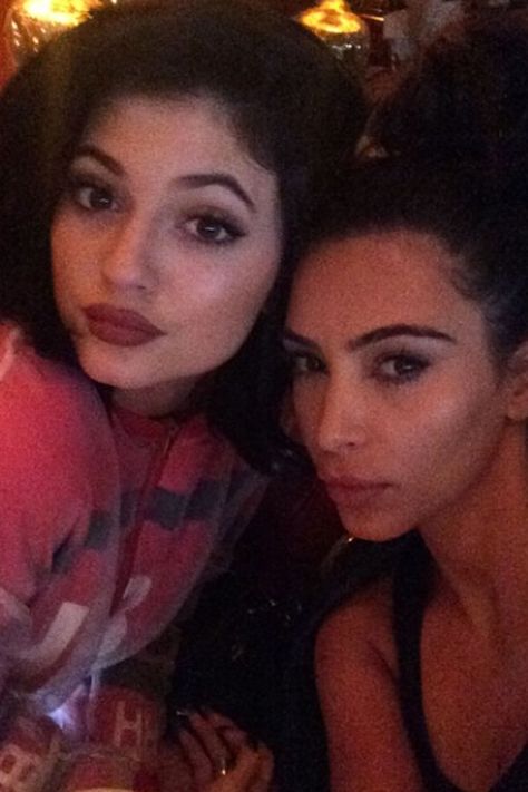 Kylie And Kim, Kylie Jenner 2014, Kim And Kylie, Kim Kardashian Kylie Jenner, Celebrity Siblings, Celebrity Selfies, Kylie J, Jenner Family, Jenner Sisters