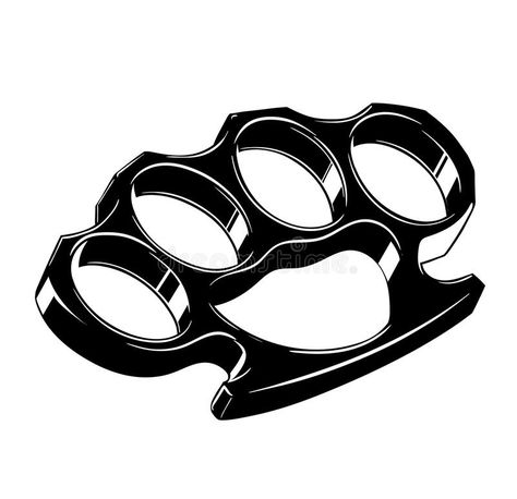 Knuckle Duster Drawing, Traditional Blackwork Tattoo Flash, Brass Knuckle Tattoo Design, Ironworkers Tattoo, Brass Knuckle Tattoo, Acab Tattoo, Glasses Drawing, Black Mask Aesthetic, American Traditional Sleeve