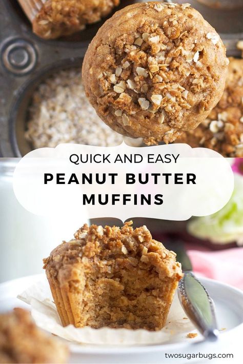 Peanut Butter Breakfast Muffins, Oatmeal Muffins Protein, Vegan Peanut Butter Muffins, Healthy Peanut Butter Oatmeal Muffins, Nut Butter Muffins, Peanut Butter Banana Oatmeal Muffins Healthy, Healthy Peanut Butter Muffin Recipes, Peanut Butter Powder Muffins, Healthy Peanut Butter Muffins