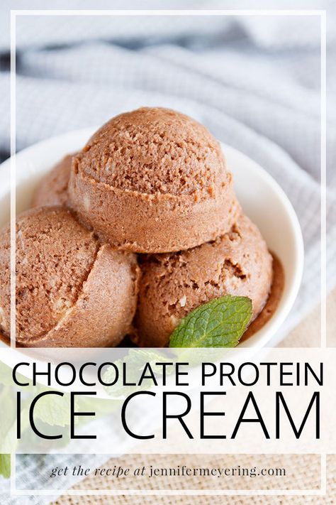 Chocolate Protein Ice Cream, Protein Ice Cream Recipe, Vegan Food List, Arbonne Recipes, Healthy Ice Cream Recipes, Low Carb Brownies, Banana Protein, Protein Ice Cream, Frozen Bananas