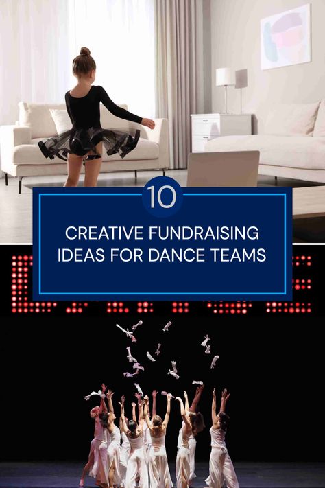 Discover 10 creative dance team fundraising ideas to tackle costs related to competitions, costumes, and travel expenses. From themed dance shows to bake sales, get your team's energy going in raising money while having a blast! Explore community partnerships and collect sponsorships that engage local businesses. Learn about popular choices like car washes and merchandise sales that can boost your team's finances. Each fund idea can uniquely lift your dance team to new heights. Let's get your dance crew financially ready for shows! Fundraising Ideas For Dance, Dance Fundraising Ideas, Team Fundraising Ideas, Creative Fundraising Ideas, Dance Fundraisers, Creative Fundraising, Sports Fundraisers, Creative Dance, Dance Crew