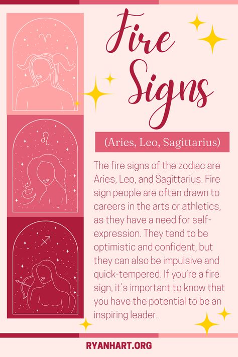 Fire Signs Zodiac, Saggitarius And Leo, Iphone Wallpaper Fire, Fire Zodiac Signs, Astrology Meaning, Leo Star Sign, Zodiac Elements, Reading Charts, Leo And Sagittarius