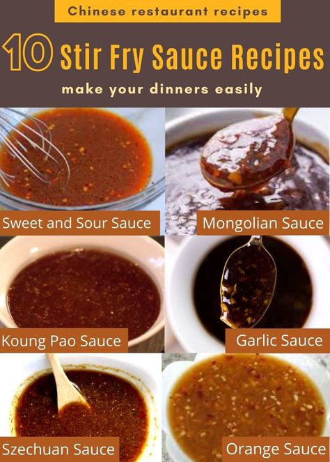 Different Types Of Sauces, Stir Fry Sauces, Spicy Stir Fry Sauce, Chinese Stir Fry Sauce, Stir Fry Sauce Easy, Homemade Stir Fry Sauce, Stir Fry Sauce Recipe, Types Of Sauces, Homemade Stir Fry