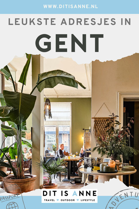 De leukste adresjes in Gent om te eten en te drinken: waar vind je ze? Ik maakte een lijst met mijn favoriete hotspots in Gent. Hier kun je lekker eten en drinken! #gent #hotspots #etenendrinken Food Hacks, Europe Travel, Belgium, Van