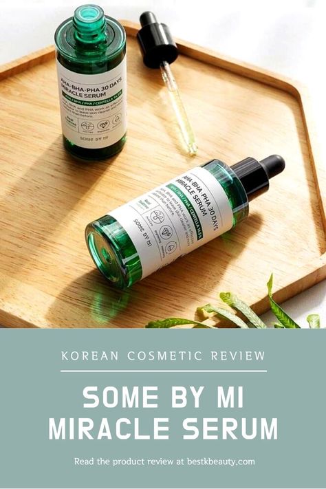 The Some by Mi AHA BHA PHA 30 Days Miracle Serum's effects on sensitive and acne-prone skin are adored by many. Here is a review to know why! #koreanskincare #acneskincare #somebymiserumreview #somebymimiracle #MiracleSerum Korean Skincare For Acne, Skincare For Acne, Aha Serum, Some By Mi, Aha Bha, Glowy Skin, Korean Cosmetics, Skin Care Acne, K Beauty