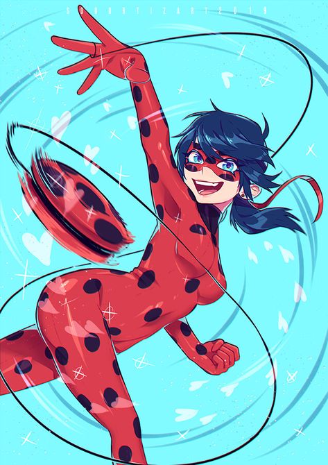 Ladybug Fanarts Ladybug From Miraculous, Chat Noir And Ladybug, Ladybug Art, Ladybug Wallpaper, Miraculous Ladybug Oc, Jennette Mccurdy, Ladybug Anime, Miraculous Ladybug Fan Art, Ladybug Comics