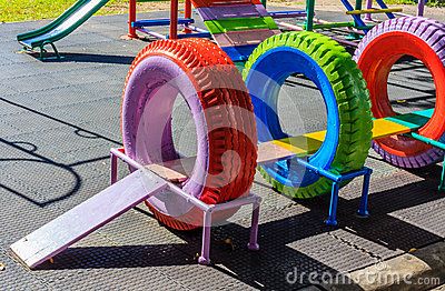 Tyre Ideas, Tire Playground, Diy Kids Playground, Tire Art, Dog Playground, Outdoor Play Areas, Yantai, Diy Playground, Kids Outdoor Play