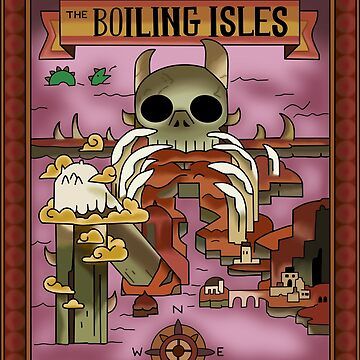 "The Boiling Isles" Sticker for Sale by SilverBloom | Redbubble The Boiling Isles, Owl Family, Owl House, Art Boards, Fan Art, For Sale, Quick Saves, Art