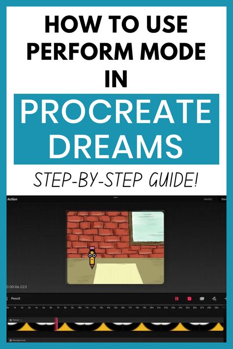 How to Use Perform Mode in Procreate Dreams: Animation Tutorial! In this Procreate Dreams lesson, learn how to use perform mode to bring your digital art to life as an animation. Whether you're a beginner or advance Procreate Dreams user, learn how to make animations on your iPad more quickly and easily by following this step-by-step guide! Procreate Dreams, Procreate Brushes Free, Procreate Art, How To Make Animations, Animation Tutorial, Free Brush, Procreate Brushes, Red Ink, Art Tutorial