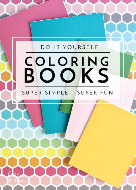 Diy Coloring Book For Kids, Diy Coloring Book, Neverland Birthday, Christmas Shoebox, Diy Coloring Books, Macrame Ornaments, Student Crafts, Making Books, Toddler Coloring Book