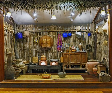 Thai Kitchen Design, Thai Style Interior, Thai Style House, Thai Decoration, Thai Interior Design, Thailand Decor, Surfer Room, Thai Decor, Tropical Kitchen