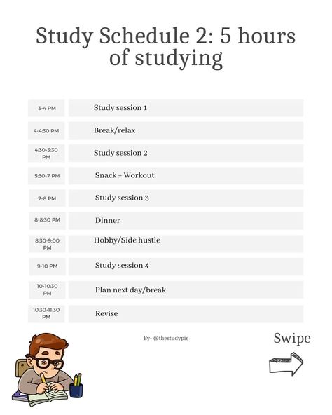 5 Hours Study Schedule After School, Weekday Study Schedule, Studying Schedule Ideas, Law School Study Schedule, School Day Study Schedule, 4 Hour Study Schedule, 5 Hour Study Schedule, Lazy Study Schedule, Study Guide Aesthetic