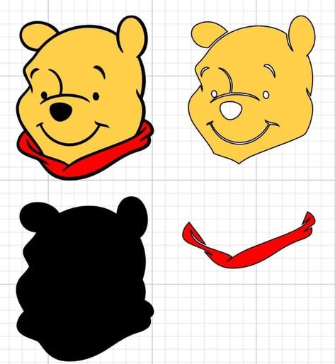 New Svg Designs, Cricut Projects Easy, Idee Cricut, Cricut Stencils, Decal Ideas, Projets Cricut, Layered Vinyl, Pooh Baby, Image Svg