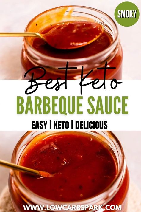 Keto Bbq Sauce Easy, Keto Barbecue Recipes, Keto Barbecue Sauce Recipe, Keto Bbq Sauce Recipe, Keto Alternatives, Keto Dressing, Sugar Free Barbecue Sauce, Keto Sauce, Keto Condiments