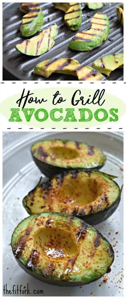 How to Grill Avocados -- Grilling this creamy, savory fruit gives is a delicious char and smoky swag that improves and breakfast, lunch or dinner recipe. Plus, coating with olive oil before grilling seals the avocado, keeping it from sticking on the grill and also preventing oxidation -- this means leftovers stay fresh in the fridge for a couple days! Grilled Avocado, Avocado Dessert, Keto Pancakes, Grilled Veggies, Keto Cheesecake, On The Grill, Avocado Recipes, Meal Prepping, Grilled Vegetables