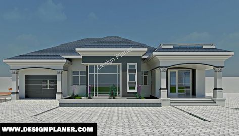 Designed Home Plans - A Turn-key Construction Services Tuscan House Plans, Single Floor House Design, Bungalow Style House, Bungalow Style House Plans, Design Homes, House Plans Mansion, Free House Plans, Houses Plans, Modern Bungalow House