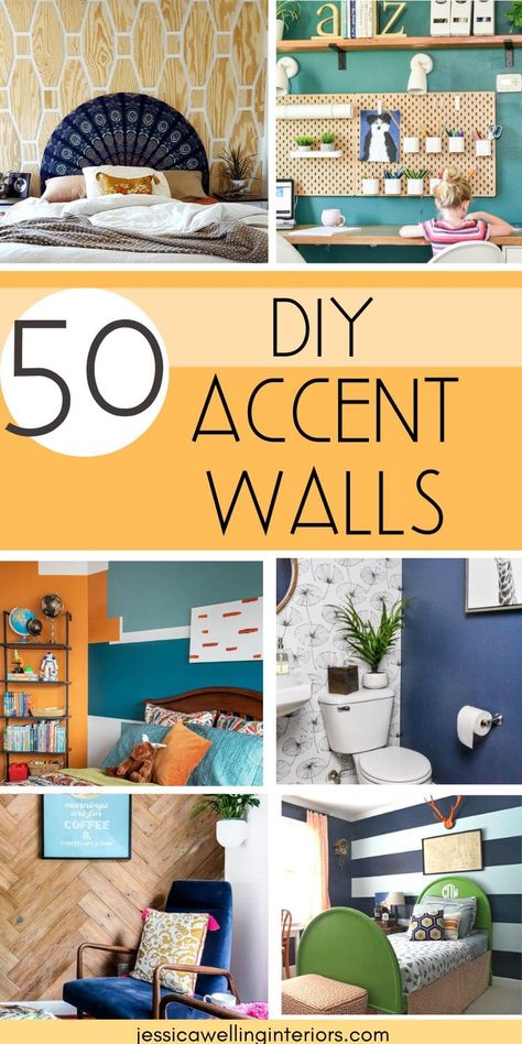 One Accent Wall Living Room, Partial Wall Painting Ideas, Half Wall Mural Ideas, Framed Wallpaper Accent Wall, Focal Wall Paint Ideas, Contrast Wall Color Ideas, Creative Accent Wall Ideas Paint, Bold Wall Paint Ideas, Faux Accent Wall Ideas