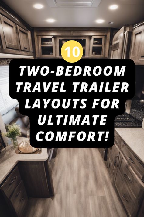 Unlock the secret to the perfect family RV adventure with our top picks for 2 Bedroom Travel Trailer Floor Plans in 2022! 🚐✨ Whether you're a seasoned traveler or planning your first trip, discover how these floor plans can transform your experience. Do you dream of a cozy yet spacious retreat on wheels? Click to find your dream layout!  #rvlife #rvliving #camper Trailer Floor Plans, Rv Living Organization, Travel Trailer Floor Plans, Camper Flooring, Best Travel Trailers, 2 Bedroom Floor Plans, Rv Floor Plans, Rv Travel Trailers, Trailer Plans