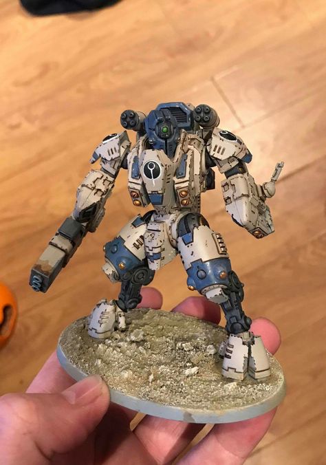 Warhammer Tau Color Scheme, Tau Warhammer 40k Miniatures, Tau Warhammer 40k Color Scheme, Tau Army Paint Schemes, Warhammer 40k Tau Paint Schemes, Tau 40k Color Schemes, Ghostkeel Tau, Tau Empire Colour Scheme, Tau Color Scheme