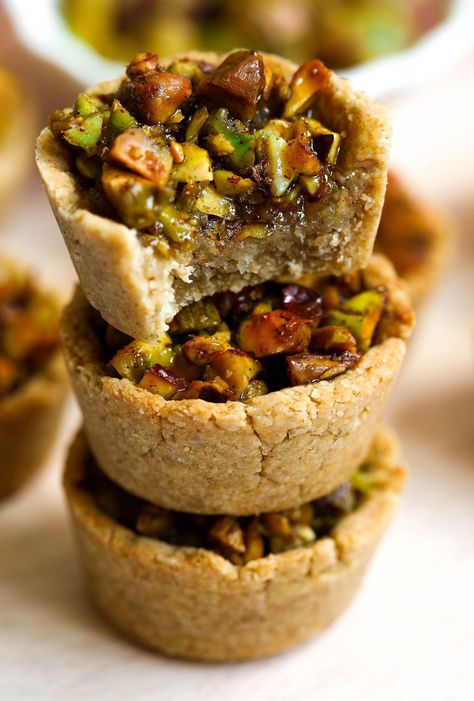 Vegan Gluten-free Baklava - Nadia's Healthy Kitchen Paleo Baklava, Gluten Free Baklava, Vegan Baklava, Financier Recipe, Mushroom Stuffed, Stuffed Potato, Vegan Cakes, Potato Cakes, Healthy Kitchen