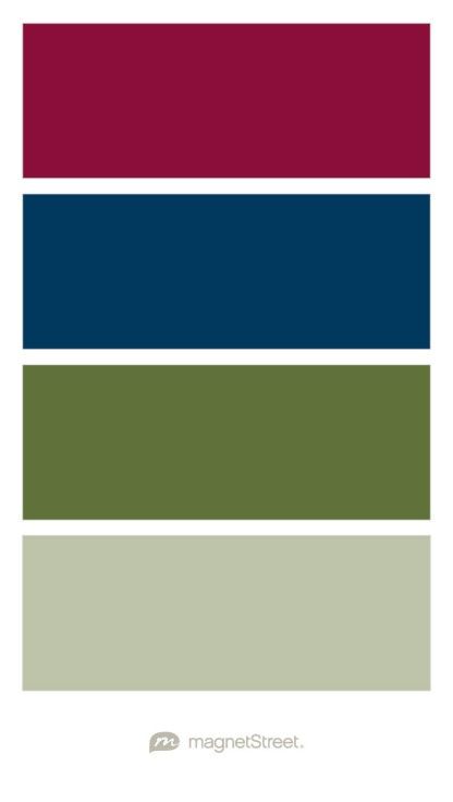 Burgundy, Navy, Olive, and Sage Wedding Color Palette - custom color palette created at MagnetStreet.com Wedding Colors Turquoise, Wedding Colors Teal, Coral Color Schemes, Teal Wedding Colors, Champagne Wedding Colors, Custom Refrigerator, Teal Coral, Turquoise And Coral