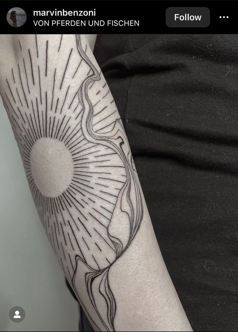 Abstract Sun Tattoo, Sun Rays Tattoo, Ray Tattoo, Cyberpunk Tattoo, Woodcut Tattoo, Tattoo Shading, True Tattoo, Whale Tattoos, Nautical Tattoo